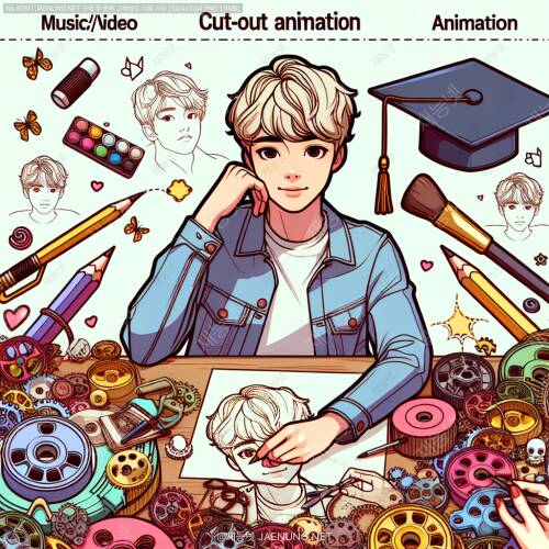 🎬 패션 아이템의 제작 과정을 보여주는 컷아웃 애니메이션 🎨