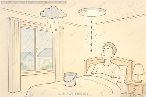 🏠 비 오는 날만 천장에서 '톡톡' 소리가 나는 이유와 해결방법