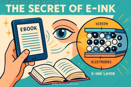 전자책 리더기가 종이책처럼 눈이 편안한 비밀: E-ink 기술의 모든 것 🧐📚