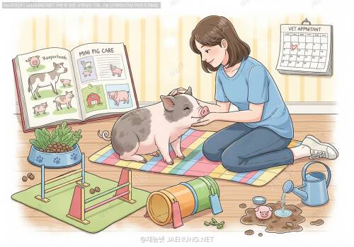 🐷 미니돼지 키우기 전 알아야 할 것들 🏠