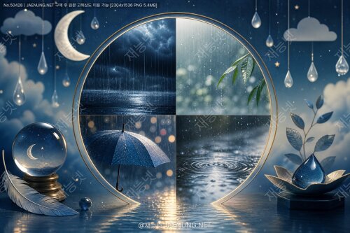 🌧️ 비 오는 꿈 해몽: 폭우·가랑비·우산 쓰는 꿈·비 맞는 꿈이 전하는 서로 다른 메시지