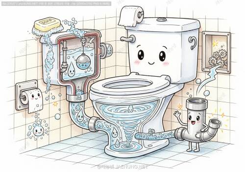 🚽 화장실 변기의 숨겨진 과학, 사이펀의 마법 💧
