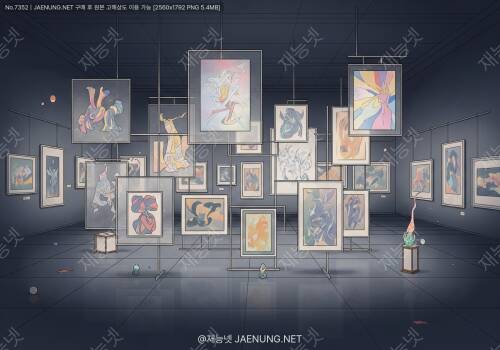 비정형 갤러리 레이아웃: 불규칙한 그리드로 작품 전시하기 🎨