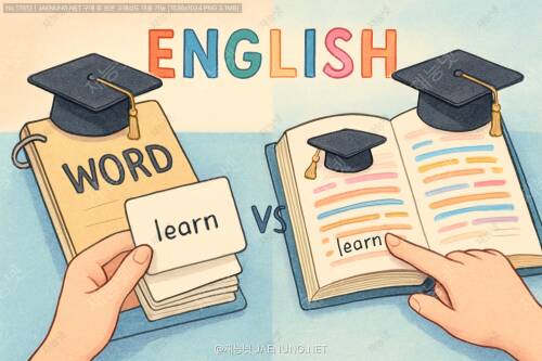 단어장 암기 vs 문맥 속 단어 학습, 어휘력 증진에 더 효과적인 방법은? 📚🧠