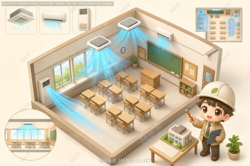 강의실 냉난방기의 위치별 효율 분석과 최적 배치 전략