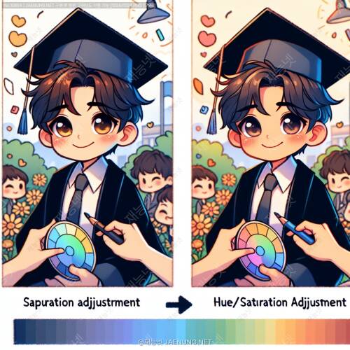 채도 조정 vs 색조/채도 조정: 생생한 컬러 표현의 기술 🎨✨