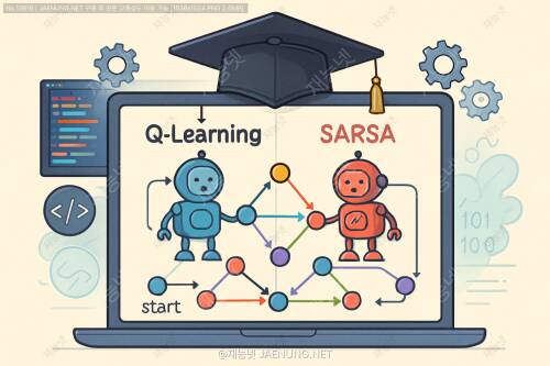 🤖 강화학습 알고리즘: Q-learning과 SARSA 비교 🧠