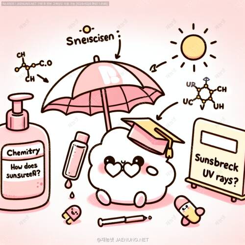 🧴 선크림이 자외선을 막는 화학적 원리는? 🌞