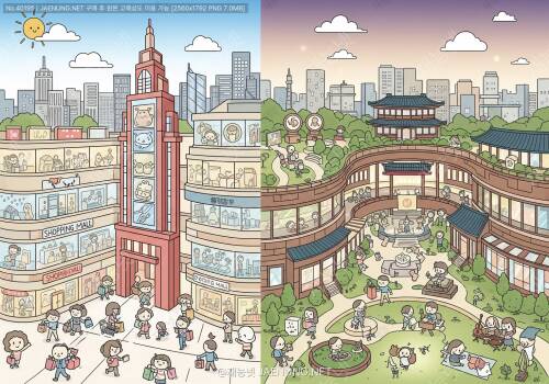 🏢 쇼핑몰 vs 복합문화공간 — 설계 철학의 근본적 차이와 도시 공간의 미래 🎭