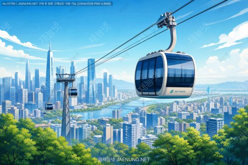 스카이트램(Skytram)도심 케이블카