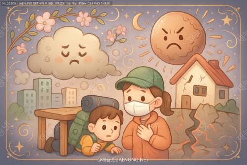 봄철 미세먼지와 지진의 이중고: 복합 재난 대비와 생존 전략 🌪️🏚️