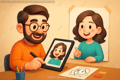 🎨 캐리커쳐 클라이언트 소통과 수정 작업 가이드