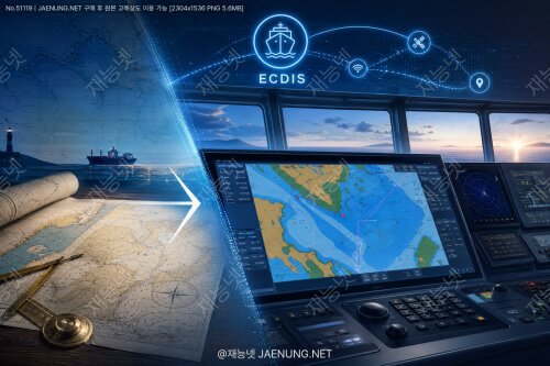 🗺️ ECDIS(전자해도표시시스템) — 종이 해도 시대의 종언과 디지털 항해 혁명의 시작