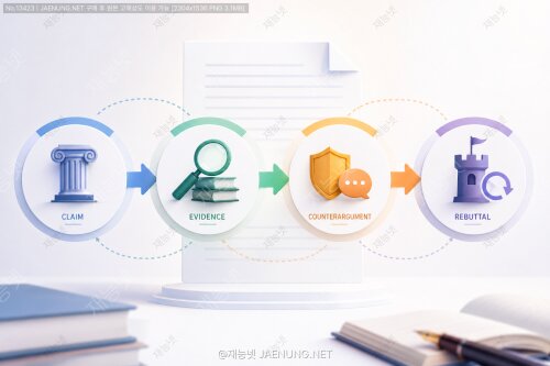 🎓 학술 에세이 논리 구조 개선: 주장-근거-반론-재반박 🎓