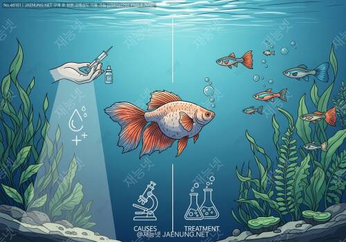 🐟 물고기 수종증(배 부풀음) 완전 정복 — 원인부터 치료까지 A to Z