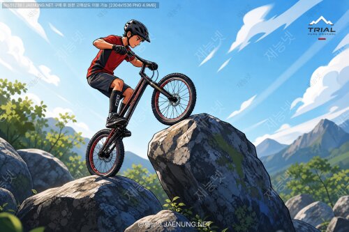 🚵 트라이얼 자전거 — 바위 위를 뛰어다니는 곡예의 세계