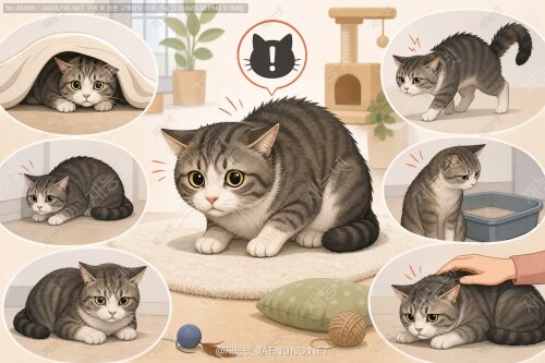🐱 고양이 스트레스 신호 알아채기