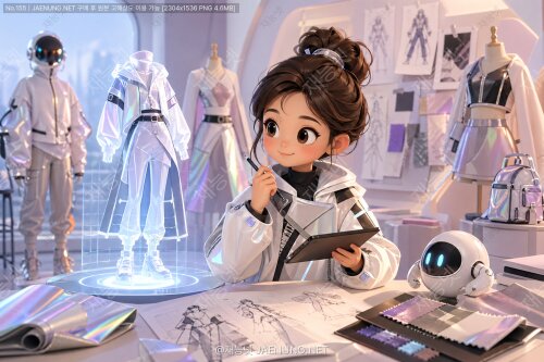 캐릭터 의상 디자인: 미래 패션 컨셉 🚀👗