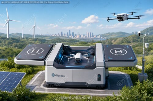 기가박스(GigaBox)와 드론 포트, 드론이 돌아와서 충전하는 기지의 모든 것