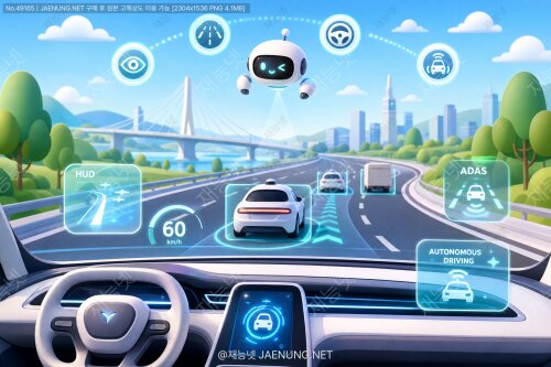 🚗💡 HUD, ADAS, 자율주행 — 운전자 시선의 '해방'은 어디까지 왔는가도로 위 눈의 혁명, 기술이 바꾸는 드라이빙 경험의 모든 것