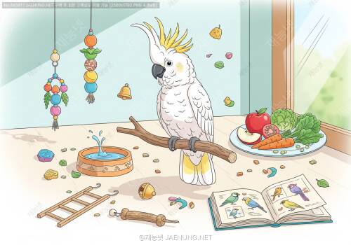 🦜 코카투(유황앵무) 사육 시 주의사항과 특징 완벽 가이드