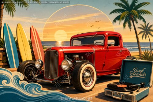 🎵 비치 보이스(Beach Boys)의 '409'와 '리틀 듀스 쿠페' — 미국 자동차 팝 문화의 원점을 파헤치다
