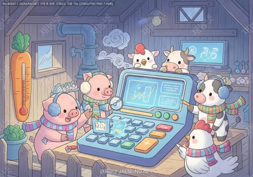 🌡️ 축사 난방기 열량계산 완벽 가이드: 겨울철 가축 건강을 지키는 과학적 접근법 🐄