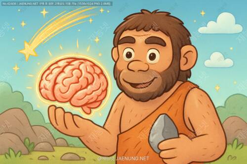 🧠 호모 하빌리스의 뇌, 현대인의 절반이었지만 혁명을 시작하다