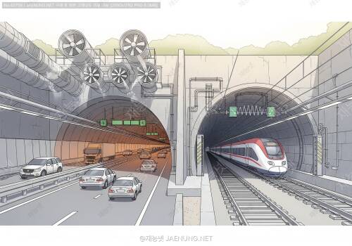 🚗🚇 고속도로 터널 vs 철도 터널 — 공기압 제어의 숨겨진 과학