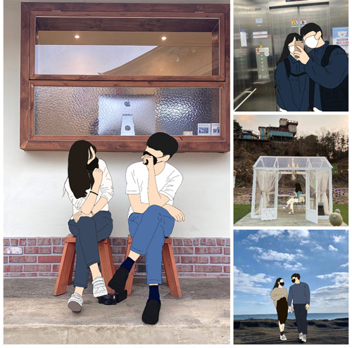 라인드로잉 (소중한 추억들을 새롭게 간직하세요!) 