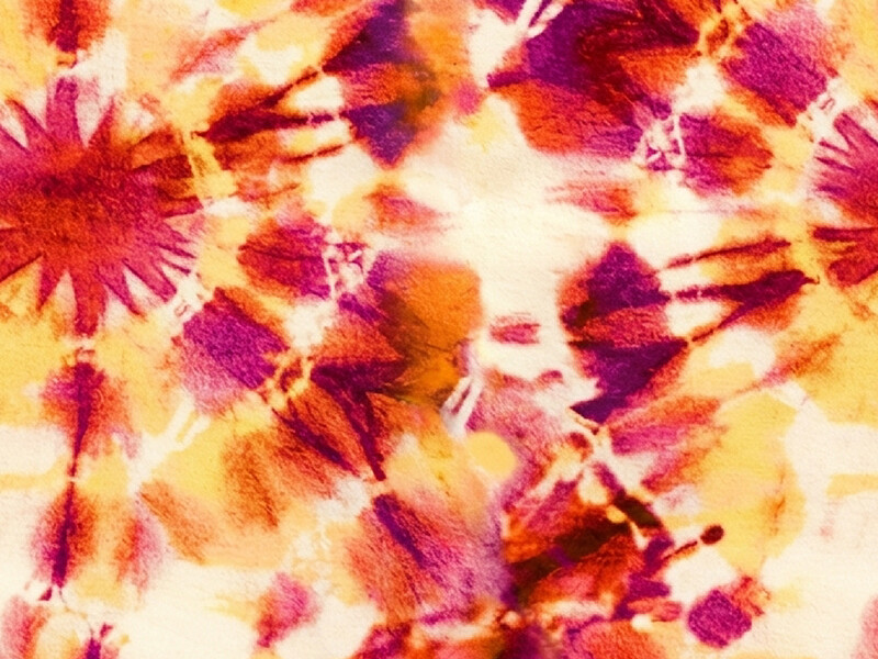 화려한 타이다이(Tie-Dye) 텍스타일 패턴 디자인 제작 (전판, 올오버패턴)