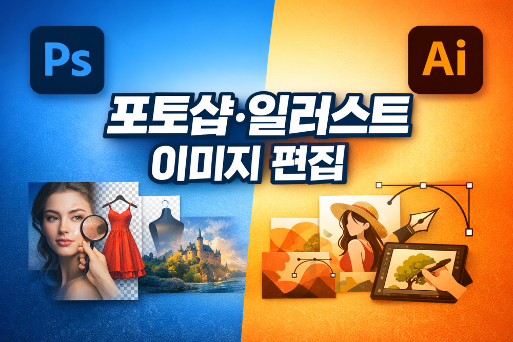 ★★포토샵 이미지 편집 / 누끼 / 인물보정 / 웨딩사진수정 / 합성 / 일러스트 작업★★