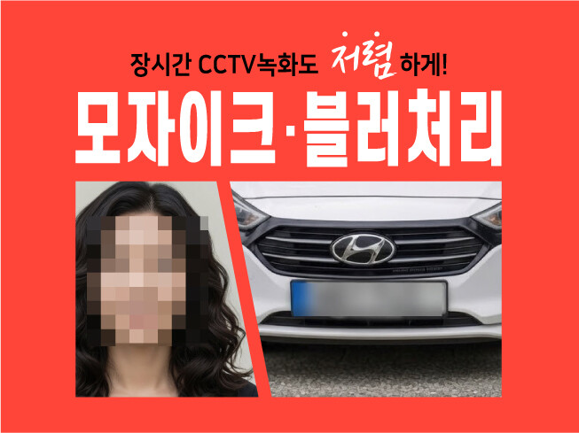 장시간 영상도 정확하게 모자이크 블러처리 해드립니다.