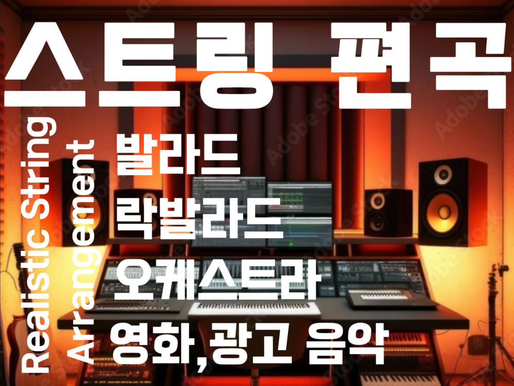 [스트링 편곡] 역대급 리얼한 스트링 편곡 해드립니다.