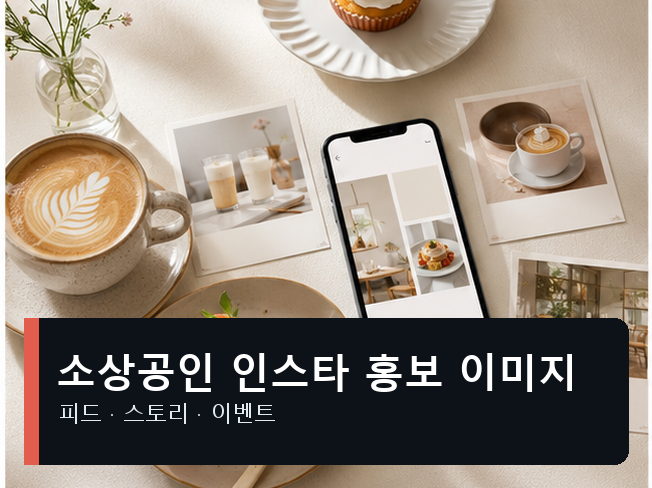 인스타 홍보 이미지 10장을 제작합니다