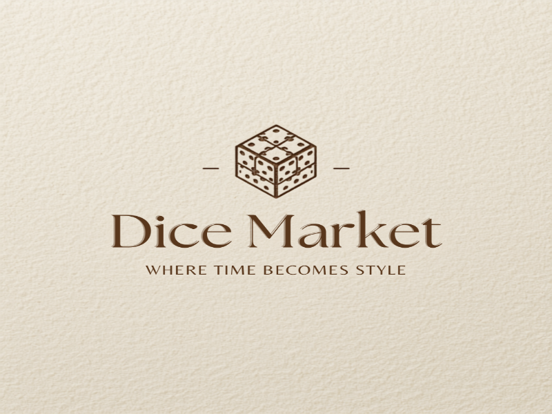Dice Market 로고 디자인