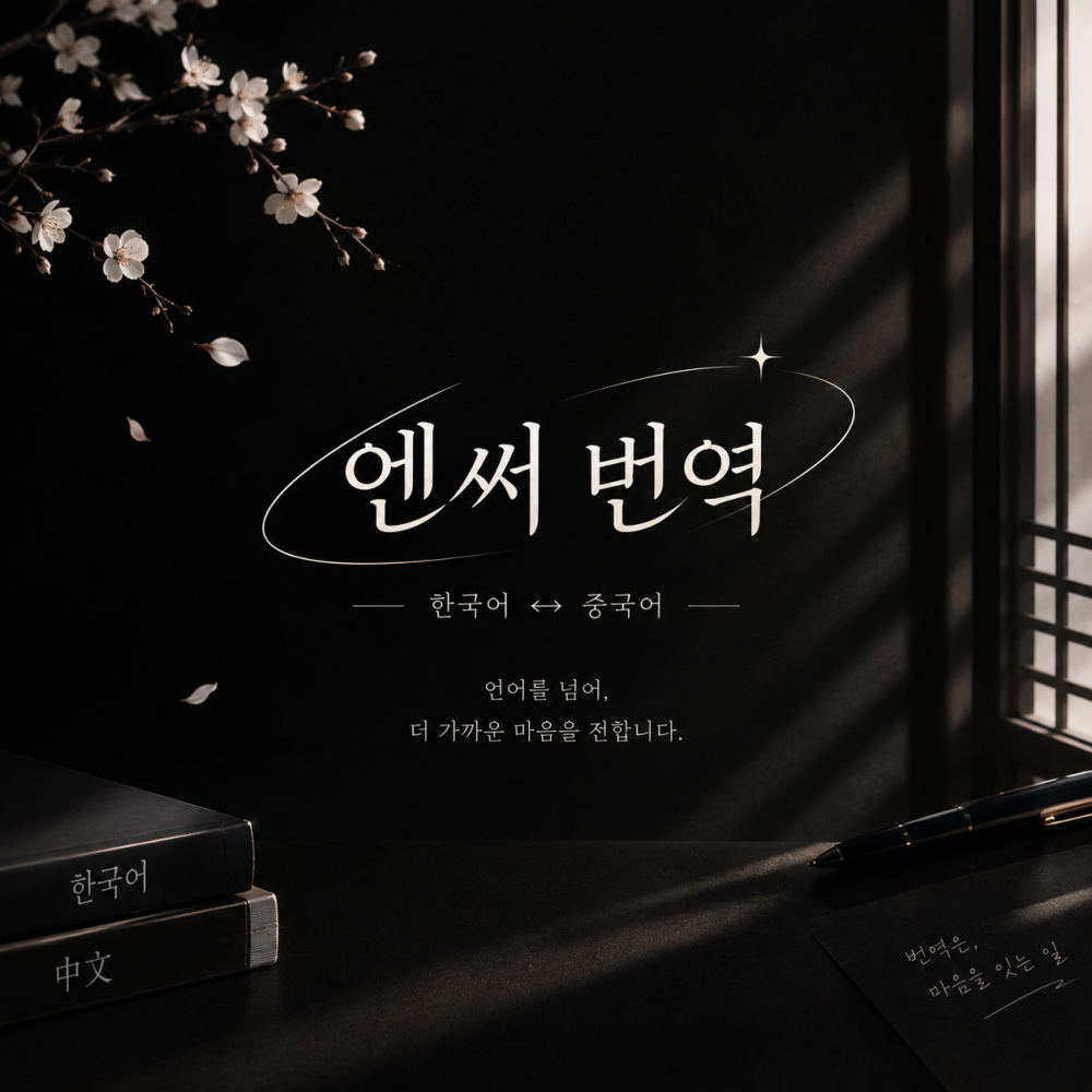 중국 15년 거주｜한국어 중국어 자연스러운 번역 서비스