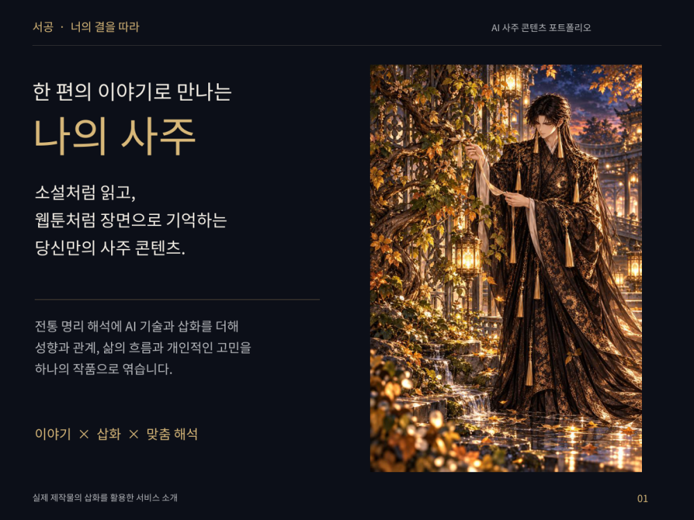 서공｜소설과 웹툰으로 만나는 맞춤 AI 사주