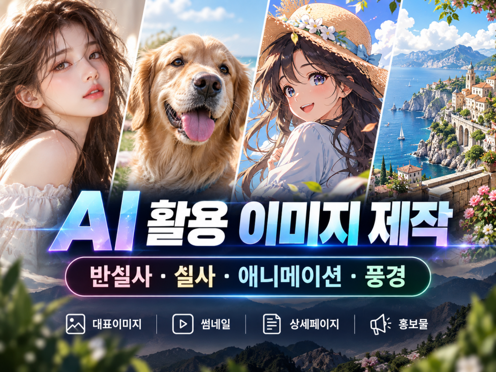 AI 맞춤 이미지 제작 해드립니다.