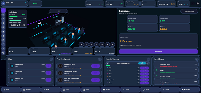 Unity 게임 UI와 C# 기능을 가성비 있게 구현·수정해 드립니다